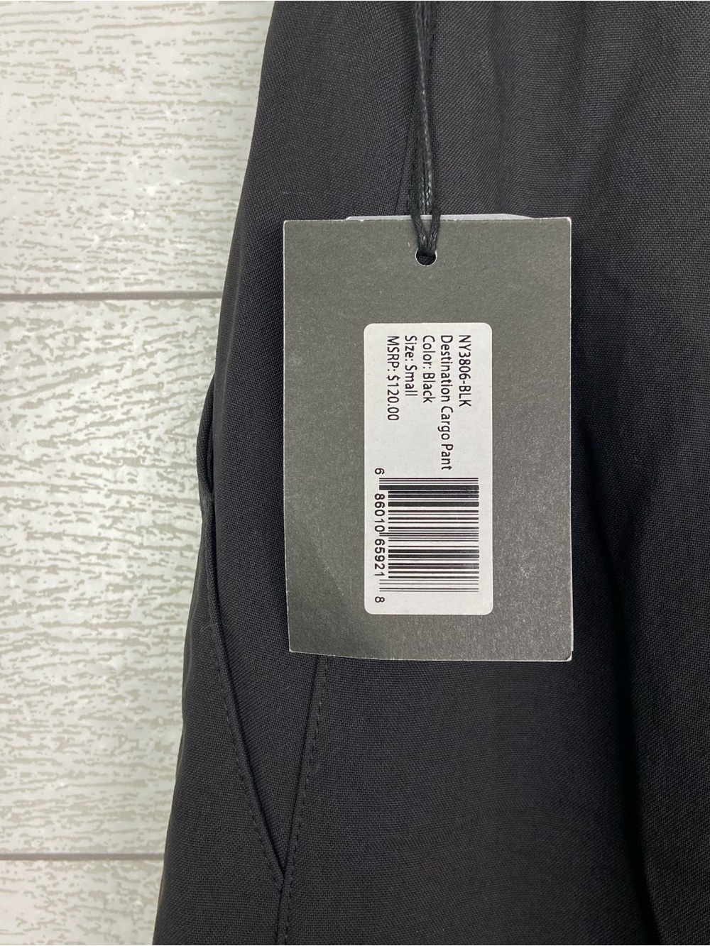 NWT NOLI Destination Cargo Pant Black Small Athleisure Street Nylon Jogger - Picture 5 of 12